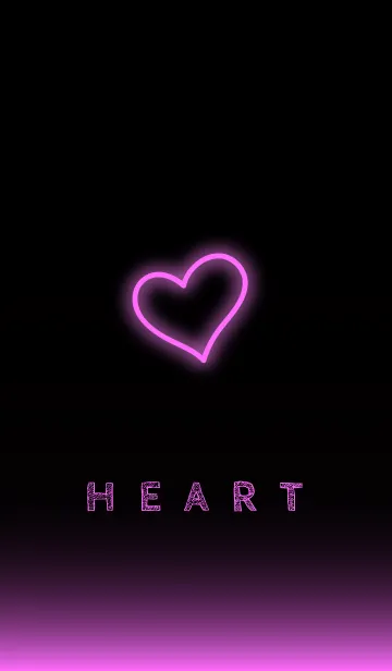 [LINE着せ替え] NEON HEART 01.の画像1