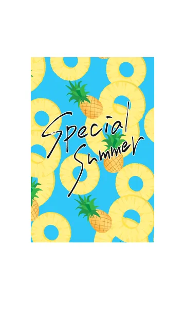 [LINE着せ替え] Special Summer with Pineappleの画像1