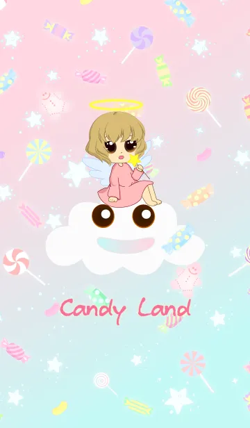 [LINE着せ替え] Candy land and Little angelの画像1