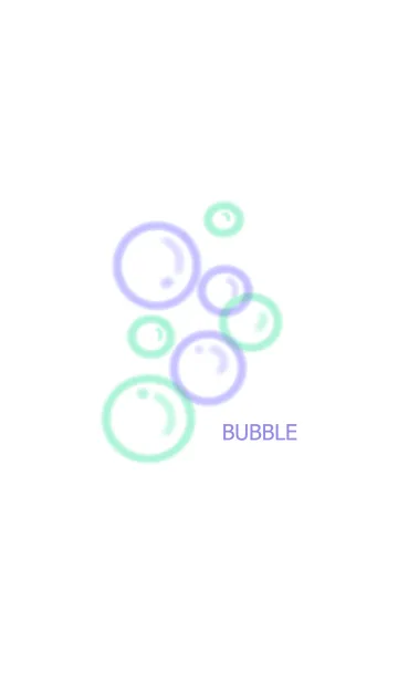 [LINE着せ替え] Floating bubblesの画像1
