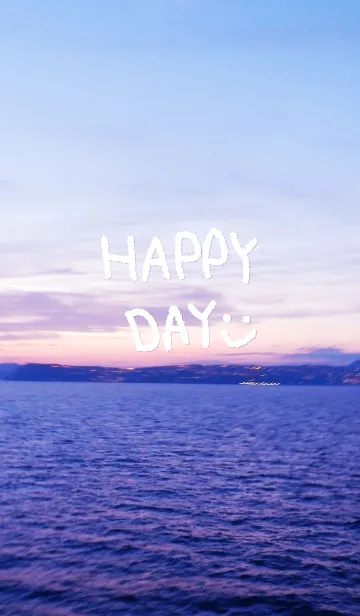 [LINE着せ替え] 夕日が美しい-スマイル13-の画像1