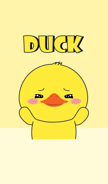 [LINE着せ替え] Cute Cute Duck Theme (jp)の画像1