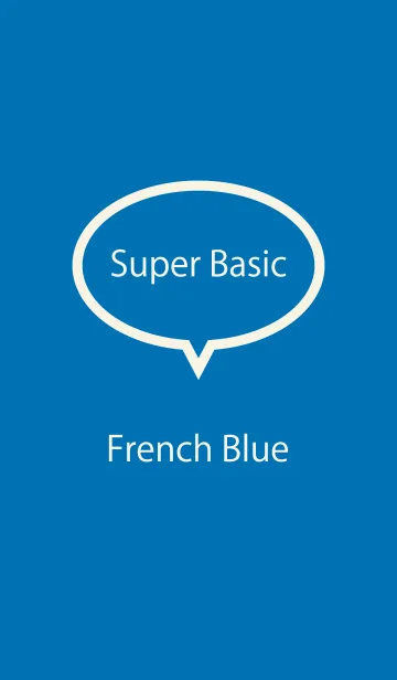 [LINE着せ替え] Super Basic French Blueの画像1