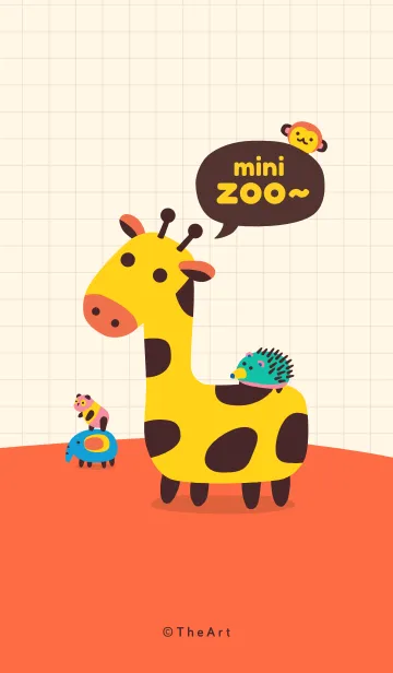 [LINE着せ替え] mini zooの画像1
