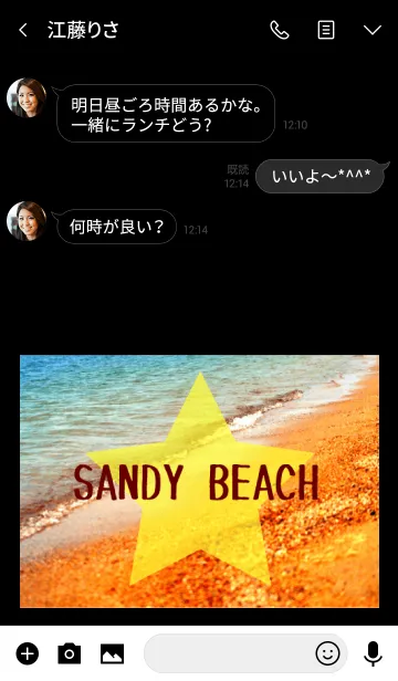 [LINE着せ替え] Sandy beach☆ 14の画像3