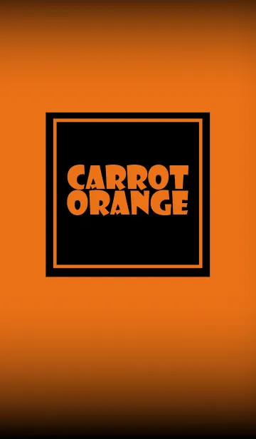 [LINE着せ替え] carrot orange and black theme vr.3 (jp)の画像1