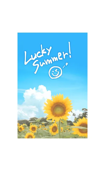 [LINE着せ替え] Lucky Sunflower Summerの画像1