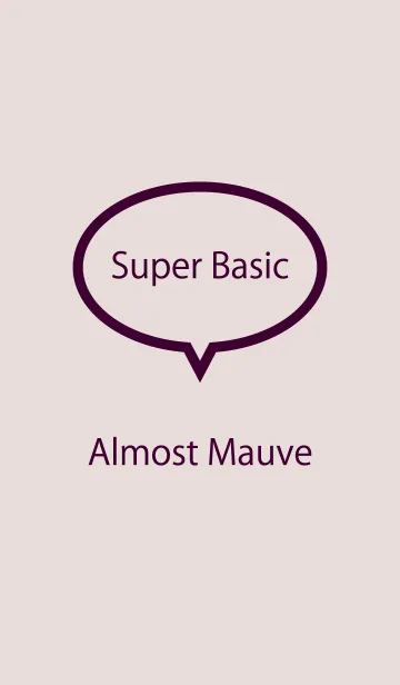 [LINE着せ替え] Super Basic Almost Mauveの画像1