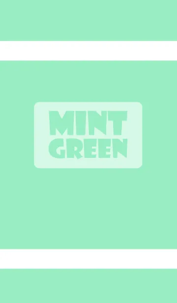 [LINE着せ替え] Love mint green theme (jp)の画像1
