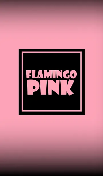 [LINE着せ替え] flamingo pink and black theme vr.3 (jp)の画像1