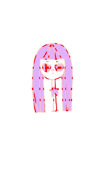 [LINE着せ替え] neck lady benkei 2-2の画像1