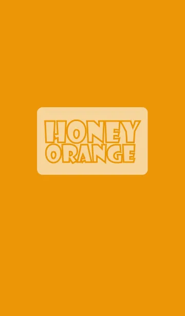 [LINE着せ替え] Simple Love honey orange theme (jp)の画像1