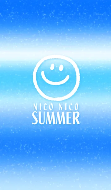 [LINE着せ替え] Nico nico summer blueの画像1