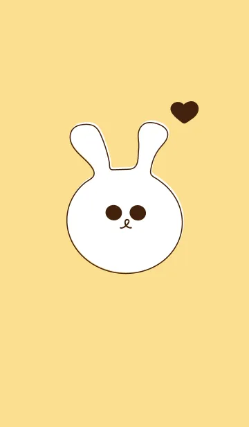 [LINE着せ替え] Lovely rabbit 3 :)の画像1