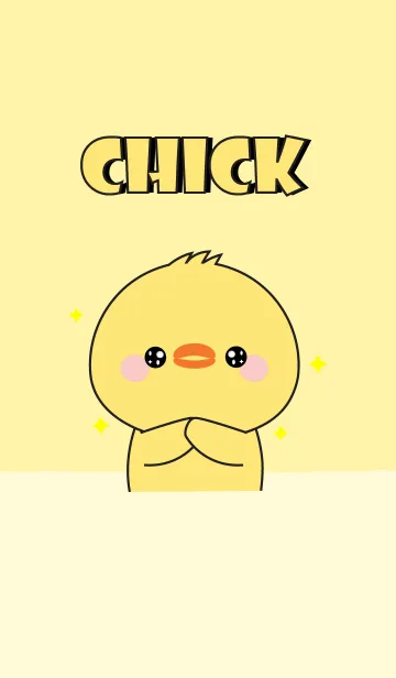 [LINE着せ替え] Cute Cute Chick Theme v.1 (jp)の画像1