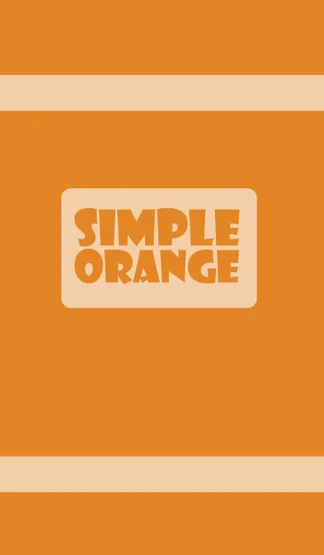 [LINE着せ替え] Love Orange theme V.1 (jp)の画像1