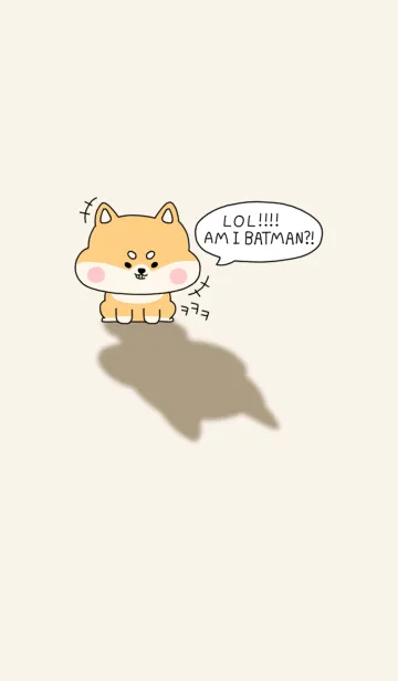 [LINE着せ替え] shiba is bat-puppyの画像1