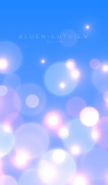 [LINE着せ替え] BLUE NIGHT VIEW -MEKYM-の画像1