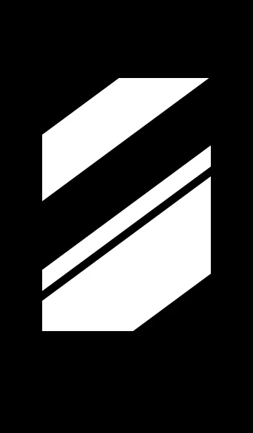 [LINE着せ替え] シンプル 白と黒 ロゴ無し No.2-2の画像1