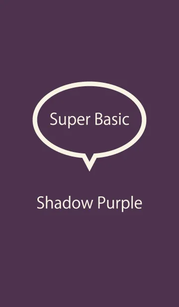 [LINE着せ替え] Super Basic Shadow Purpleの画像1