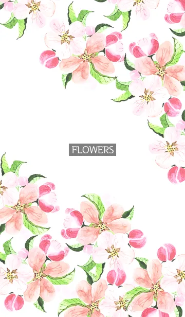 [LINE着せ替え] water color flowers_996の画像1