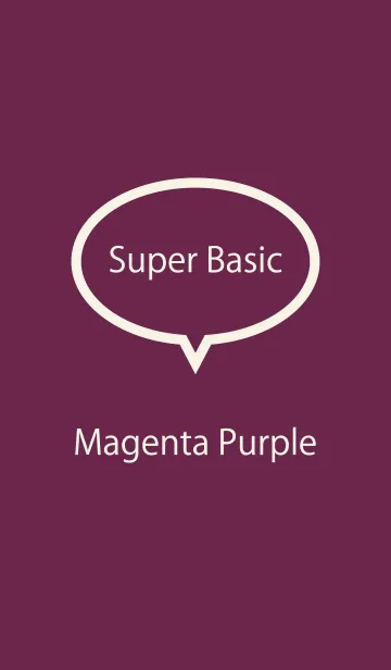 [LINE着せ替え] Super Basic Magenta Purpleの画像1