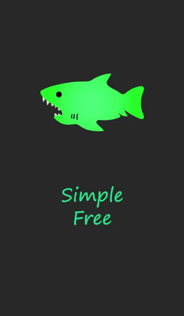 [LINE着せ替え] 蛍光サメの画像1