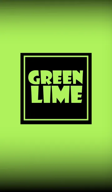 [LINE着せ替え] lime green and black theme vr.3 (jp)の画像1