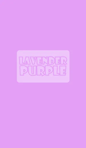 [LINE着せ替え] Simple Love lavender purple theme (jp)の画像1