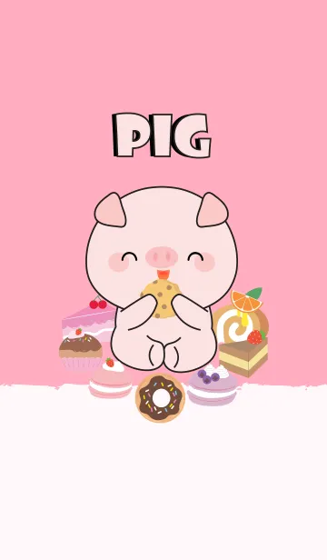 [LINE着せ替え] Pig ＆ bakery Theme (jp)の画像1