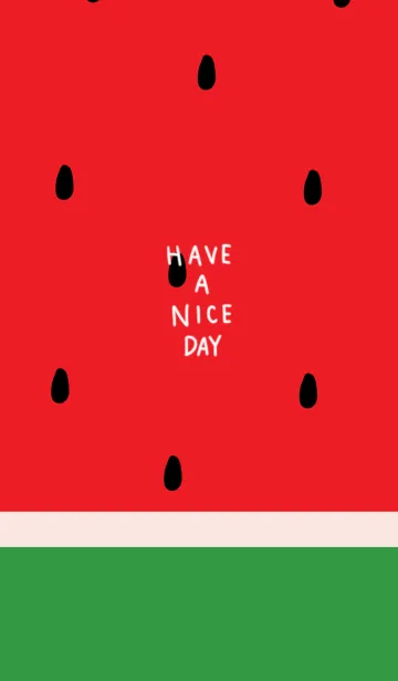 [LINE着せ替え] 夏はやっぱスイカ！の画像1