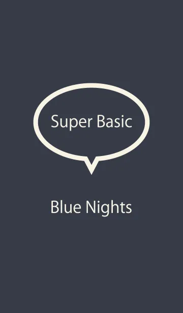 [LINE着せ替え] Super Basic Blue Nightsの画像1