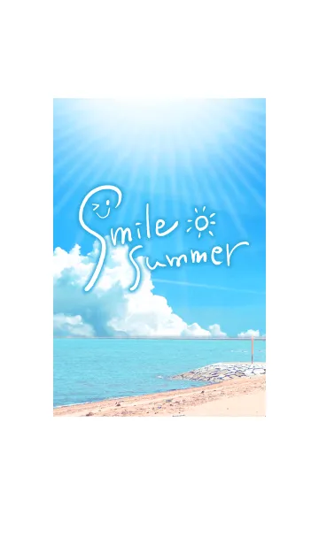 [LINE着せ替え] Smile Sea Summerの画像1