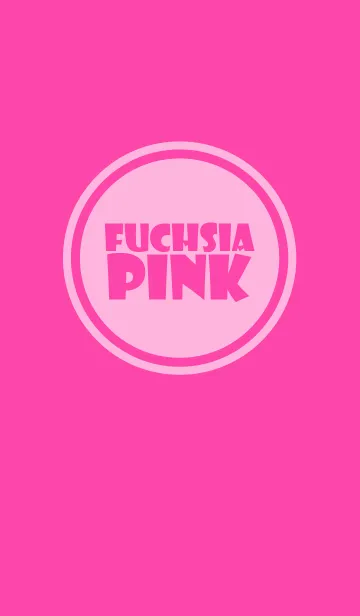 [LINE着せ替え] Simple fuchsia pink Theme v.5 (jp)の画像1