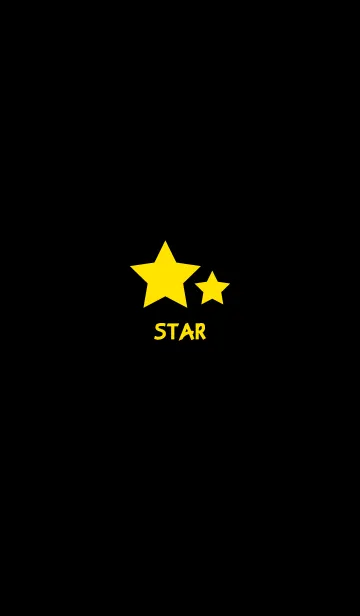 [LINE着せ替え] 夜空の黄色い星の画像1