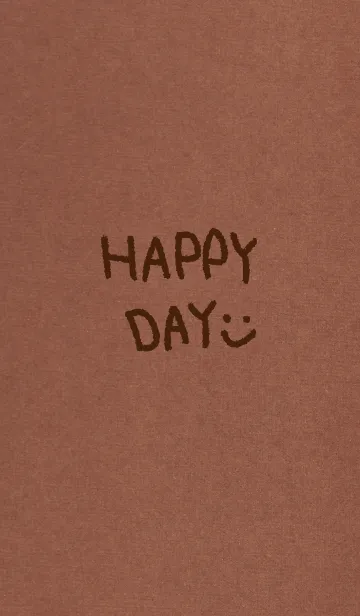 [LINE着せ替え] シンプルクラフト紙-スマイル13-の画像1