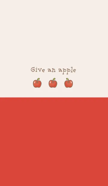 [LINE着せ替え] りんごの着せ替え。＊simple and cuteの画像1