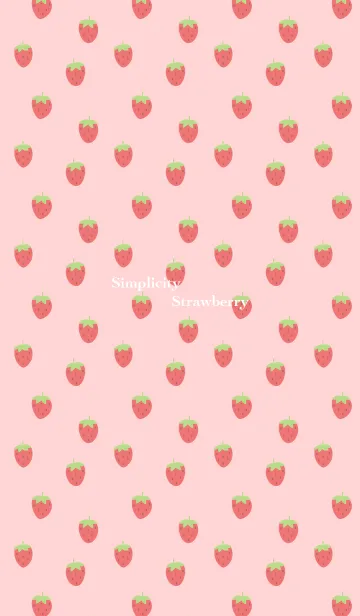 [LINE着せ替え] Simplicity Strawberryの画像1