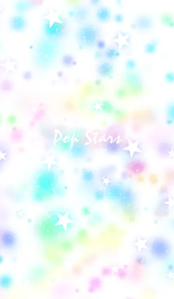 [LINE着せ替え] Pastel pop starsの画像1