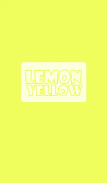 [LINE着せ替え] Simple Love lemon yellow theme (jp)の画像1