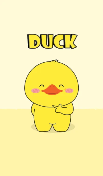 [LINE着せ替え] I Love Cute Duck Theme (jp)の画像1