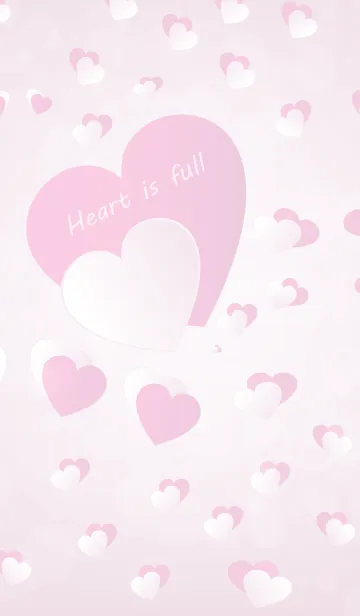 [LINE着せ替え] Heart is full 2.の画像1