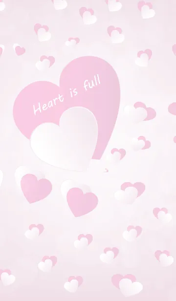 [LINE着せ替え] Heart is full 3.の画像1