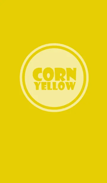 [LINE着せ替え] Simple corn yellow Theme v.5 (jp)の画像1