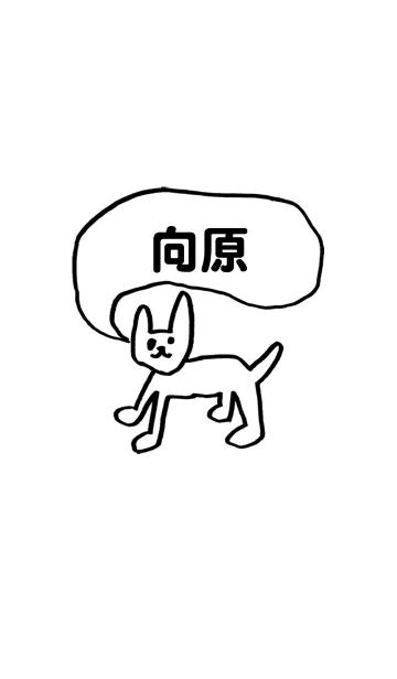 [LINE着せ替え] 「向原」用。シンプル脱力の画像1