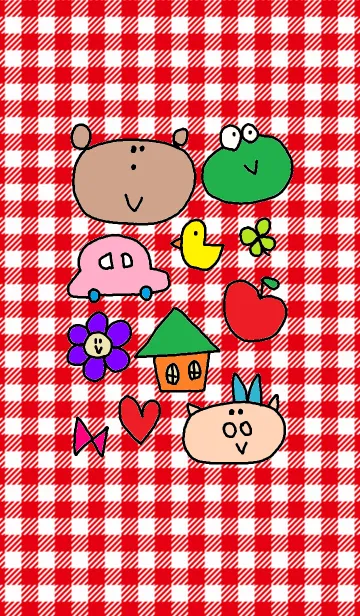 [LINE着せ替え] Lilo x redの画像1