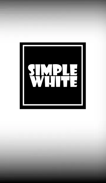 [LINE着せ替え] Simple white and black theme vr.3 (jp)の画像1