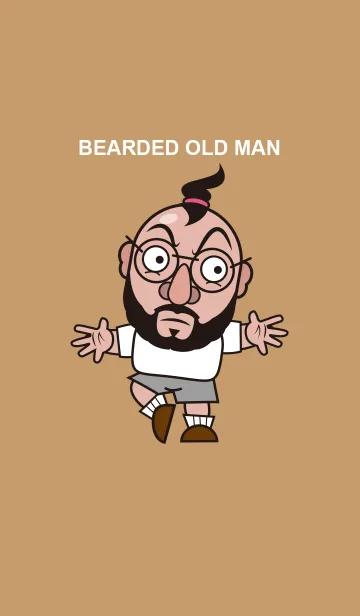 [LINE着せ替え] Bearded old manの画像1