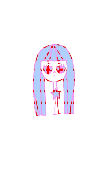 [LINE着せ替え] neck lady benkei 5-2の画像1