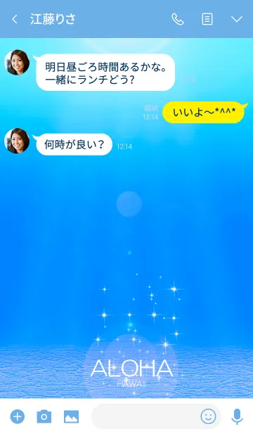 [LINE着せ替え] ハワイ＊ALOHA+65の画像3